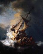 Rembrandt Peale Storm on the Sea of Galilee